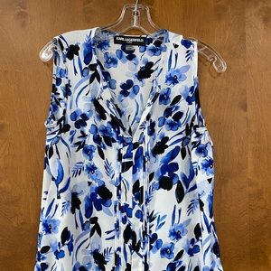Karl Lagerfeld floral shirt top